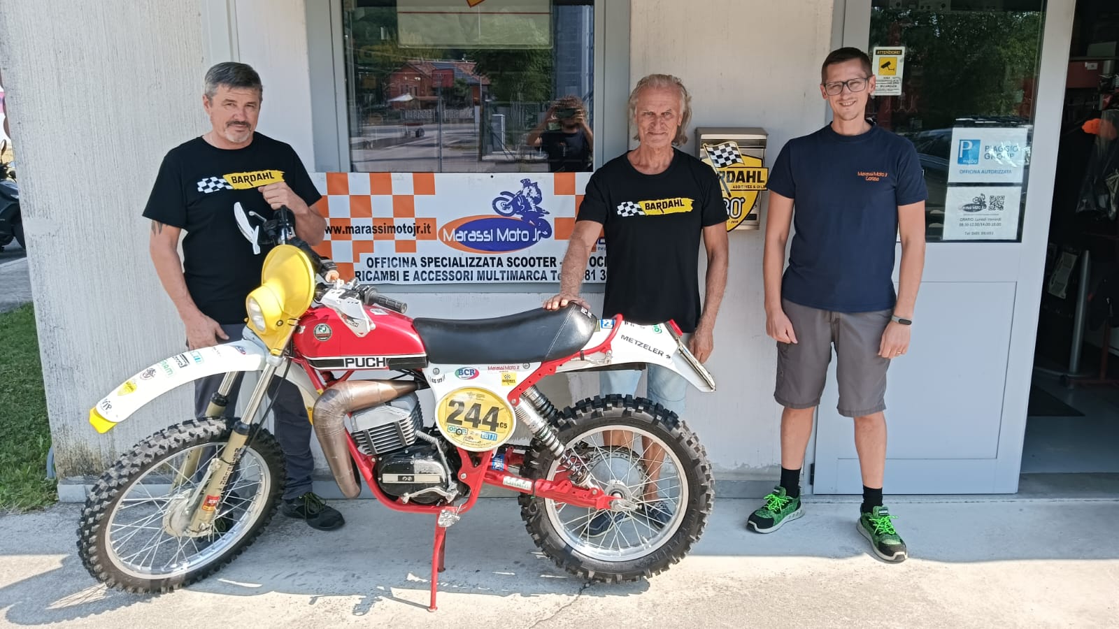 Lavorazioni su moto off-road